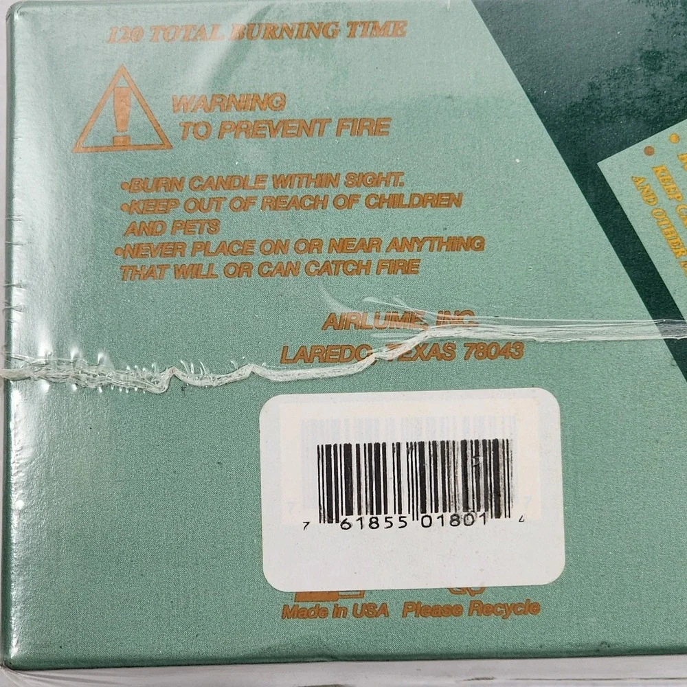 AIRLUME Assorted Votive Candles Set of 6‎ Glass Holder Christmas New Sealed